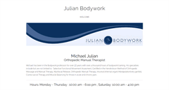 Desktop Screenshot of julianbodywork.com